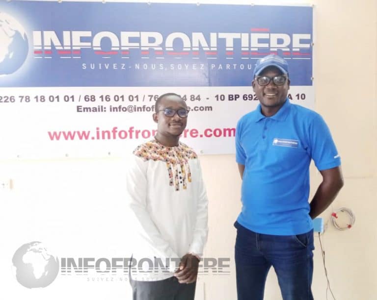 Le rédacteur en chef de votre journal, Serge Ekra Delafaurce a souhaité plein succès au jeune promoteur